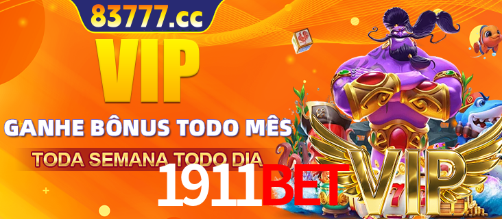Banner promocional do 1911BET oferecendo 100% de recompensas adicionais contínuas para quem fizer o login diário (Daily sign-in), com um mascote de coelho.